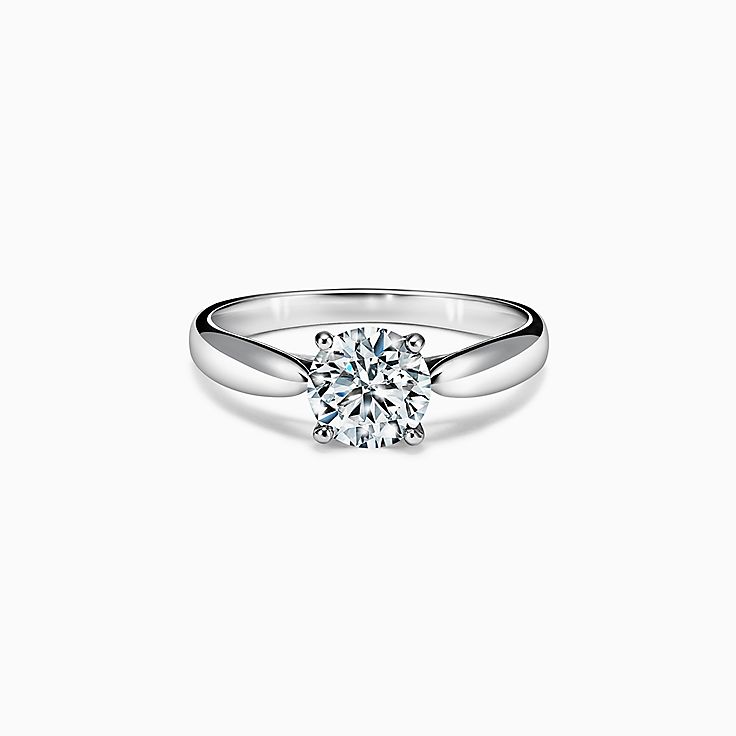 ティファニー ハーモニー™ ソリティア 1 Carat Diamond Rings