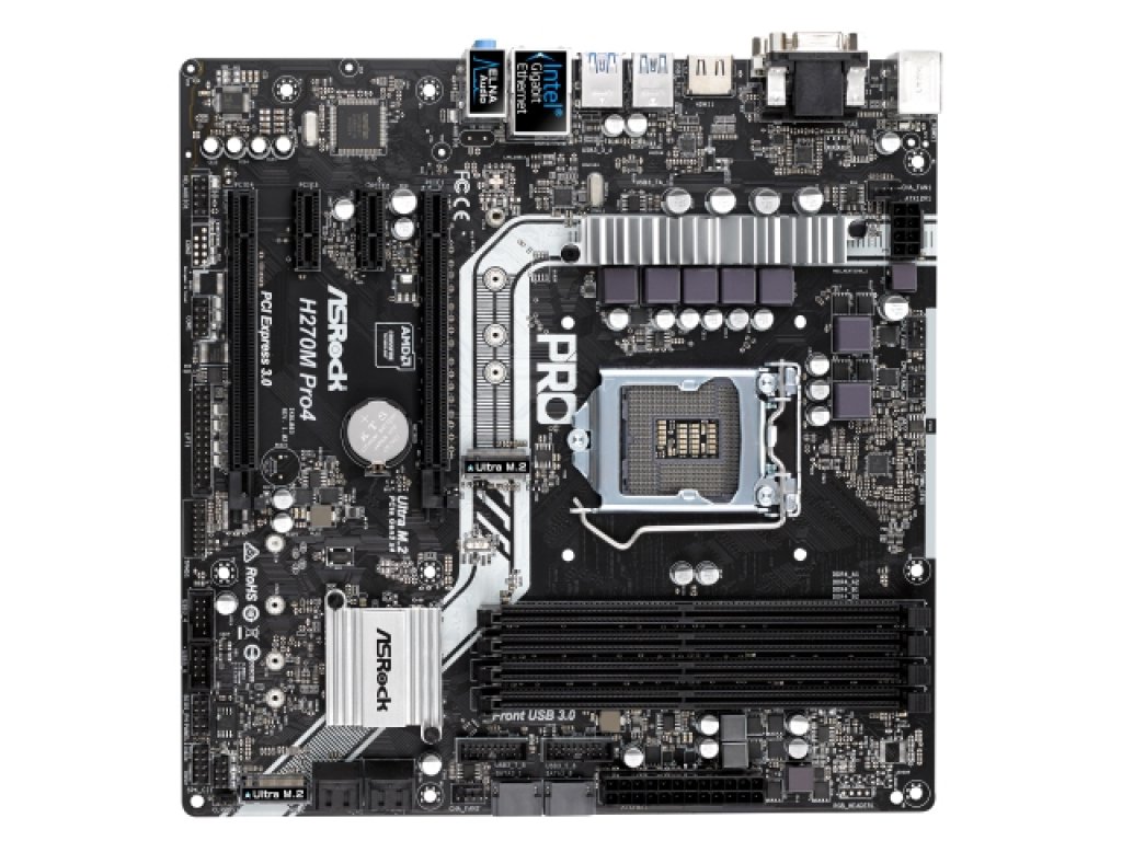 ASRock H270M Pro4 インテル 200シリーズ LGA1151対応 intel H270
