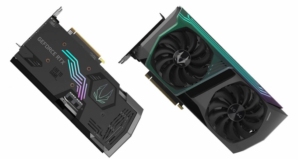 ホログラフィック採用GEFORCE RTX 3070 LHR搭載カード「ZOTAC GAMING