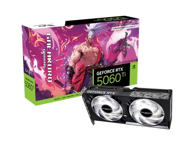 玄人志向 GG-RTX5060Ti-E16GB/Lineage II GEFORCE RTX 5060 Ti 16GB