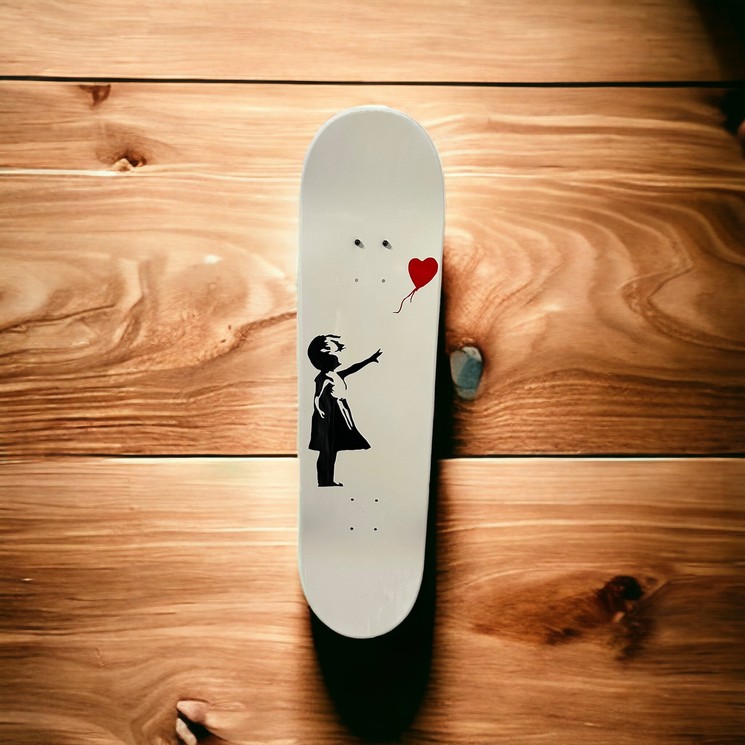 BANKSY SKATEDECK LOVE IN THE AIR 6550 BANKSY SKATEDECK LOVE IN THE