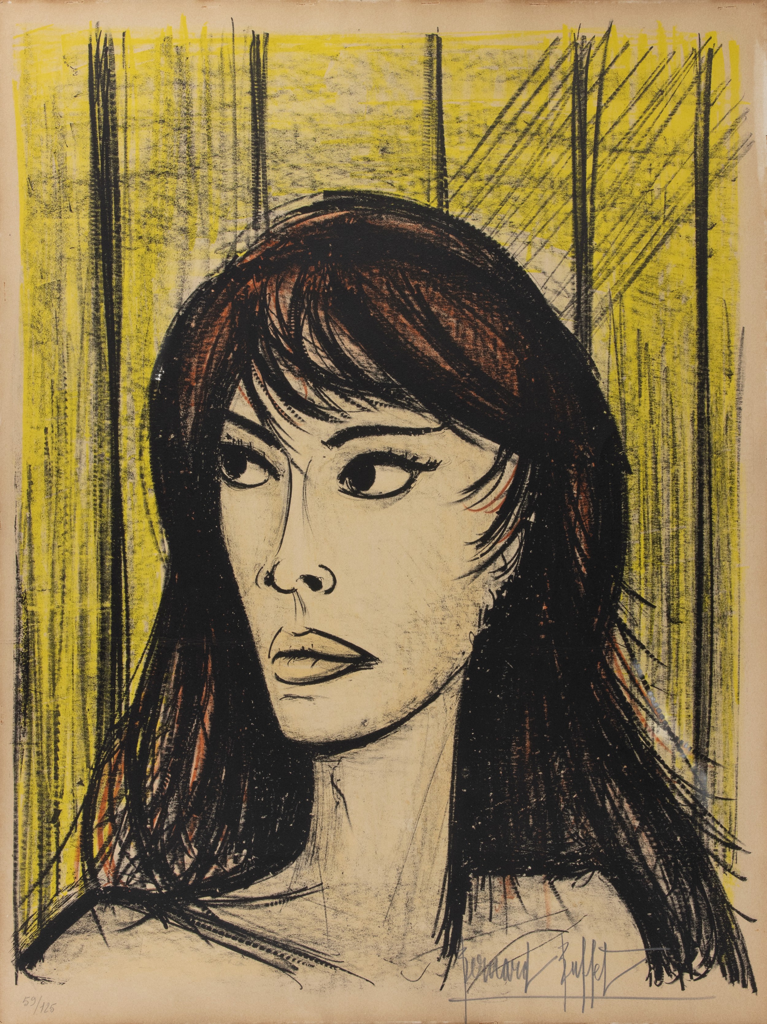▷ Rita von Bernard Buffet, 1960 | Lithografien | Artsper