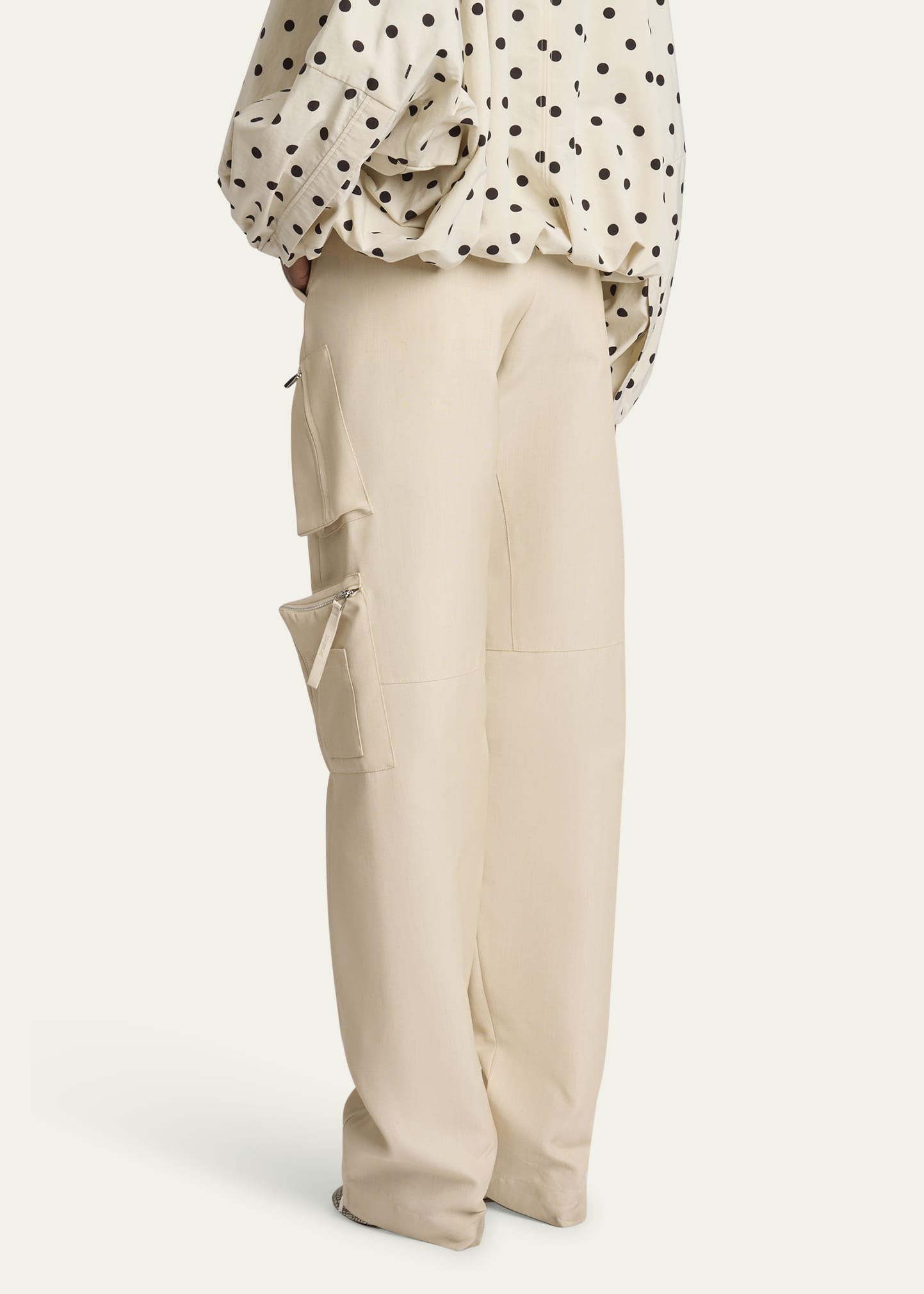 Jacquemus Atelier Zip-Hem Straight-Leg Cargo Pants - Bergdorf Goodman
