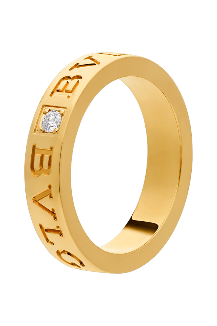 イエローゴールド ビー・ゼロワン リング に 0.04 カラット