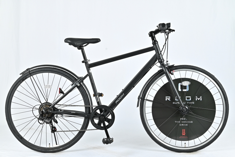 店舗にて点検済み700C クロスバイク ROOM ROOMアーバンクロス BK 店舗にて