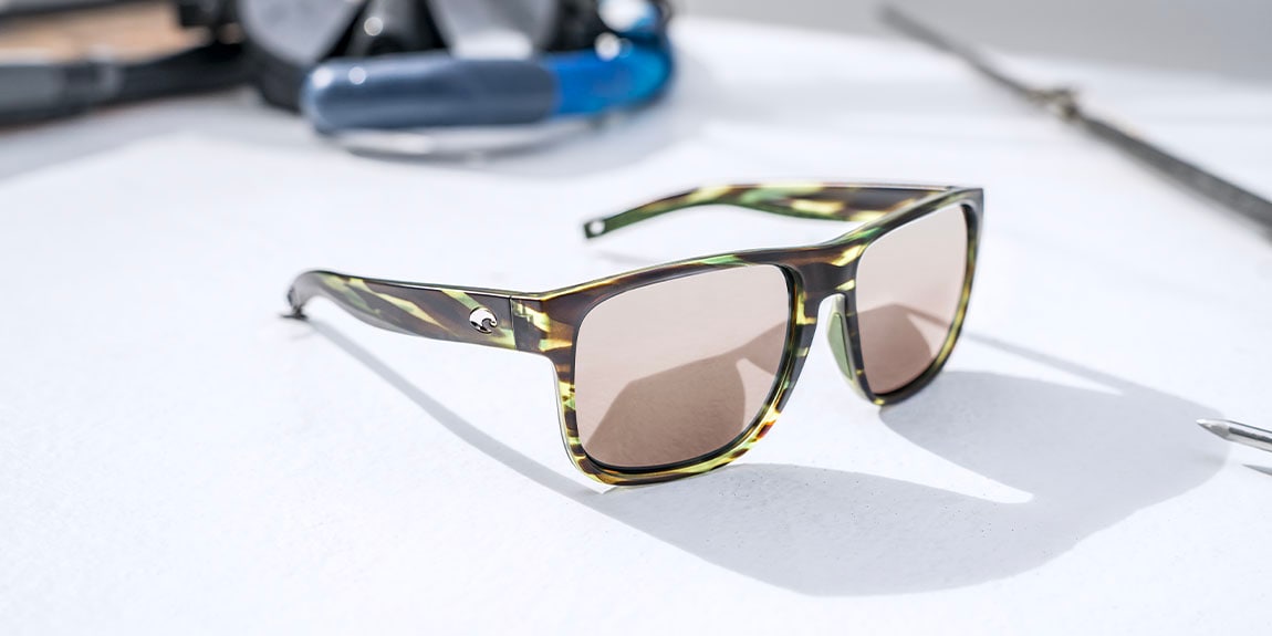 Costa Spearo XL XXL (59-17) with Blue Mirror lenses and Matte