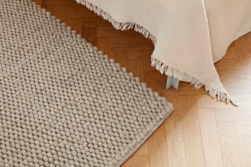 HAY Peas rug, soft grey | Finnish Design Shop UK