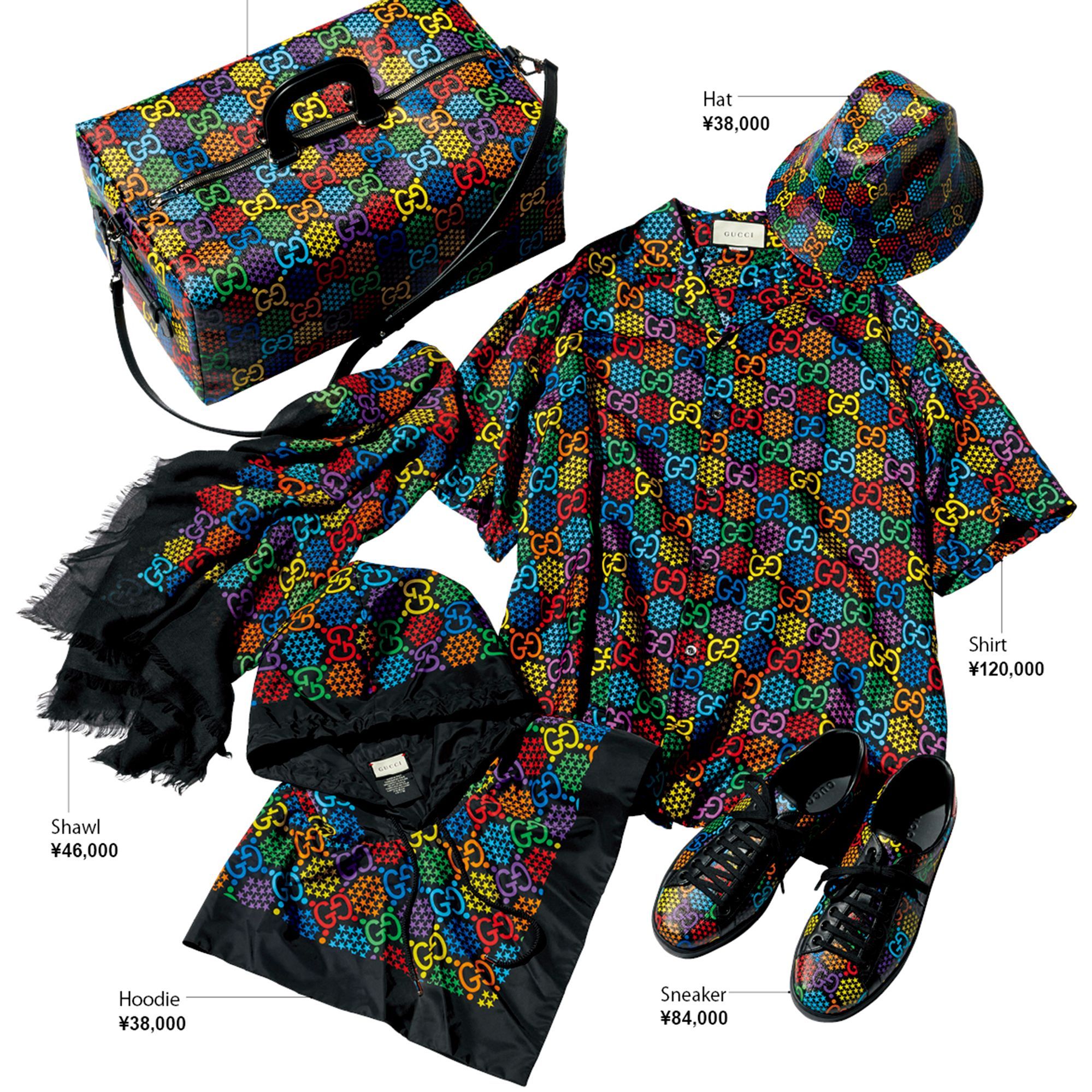 GGロゴがレインボーに染まる──サイケなロゴのコレクションが登場