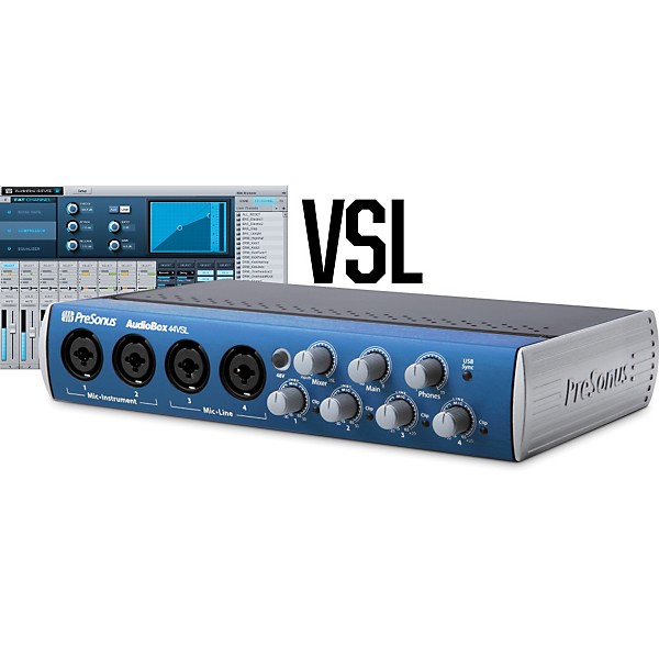 PreSonus Audiobox 44VSL USB 2.0 Recording System | Guitar Center