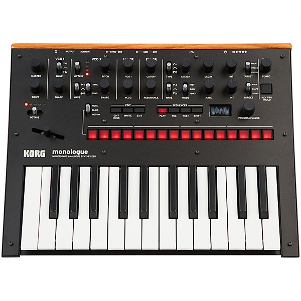 KORG monologue Monophonic Analog Synthesizer Black | Guitar Center