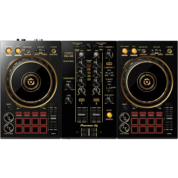 Pioneer DJ DDJ-400-N Limited Edition Gold 2-Channel DJ Controller