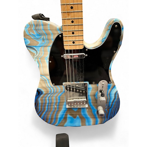 Used Fender FSR Standard Telecaster Blue Swirl Solid Body Electric