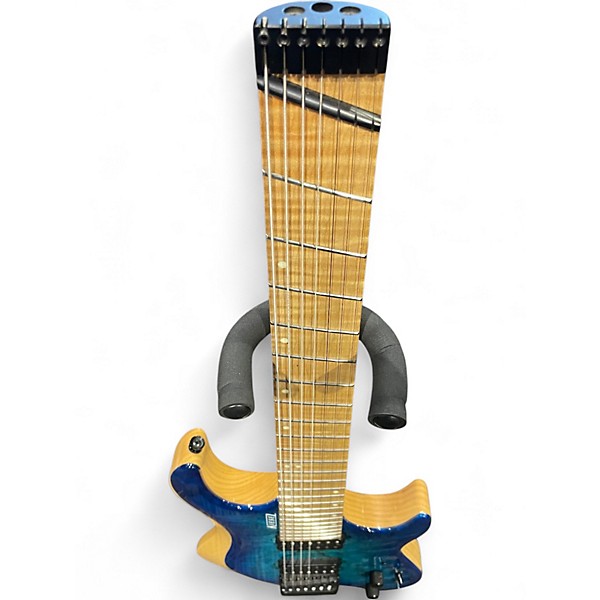 Used Kiesel OSIRIS 7 Blue Burst Solid Body Electric Guitar Blue