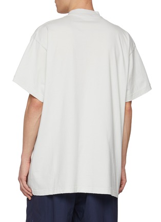 BALENCIAGA | Liquidified Logo Oversized Cotton T-shirt | Men