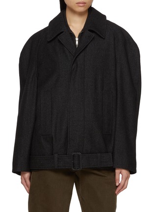 LEMAIRE | Raglan Sleeve Wool Cotton Jacket | Women | Lane Crawford