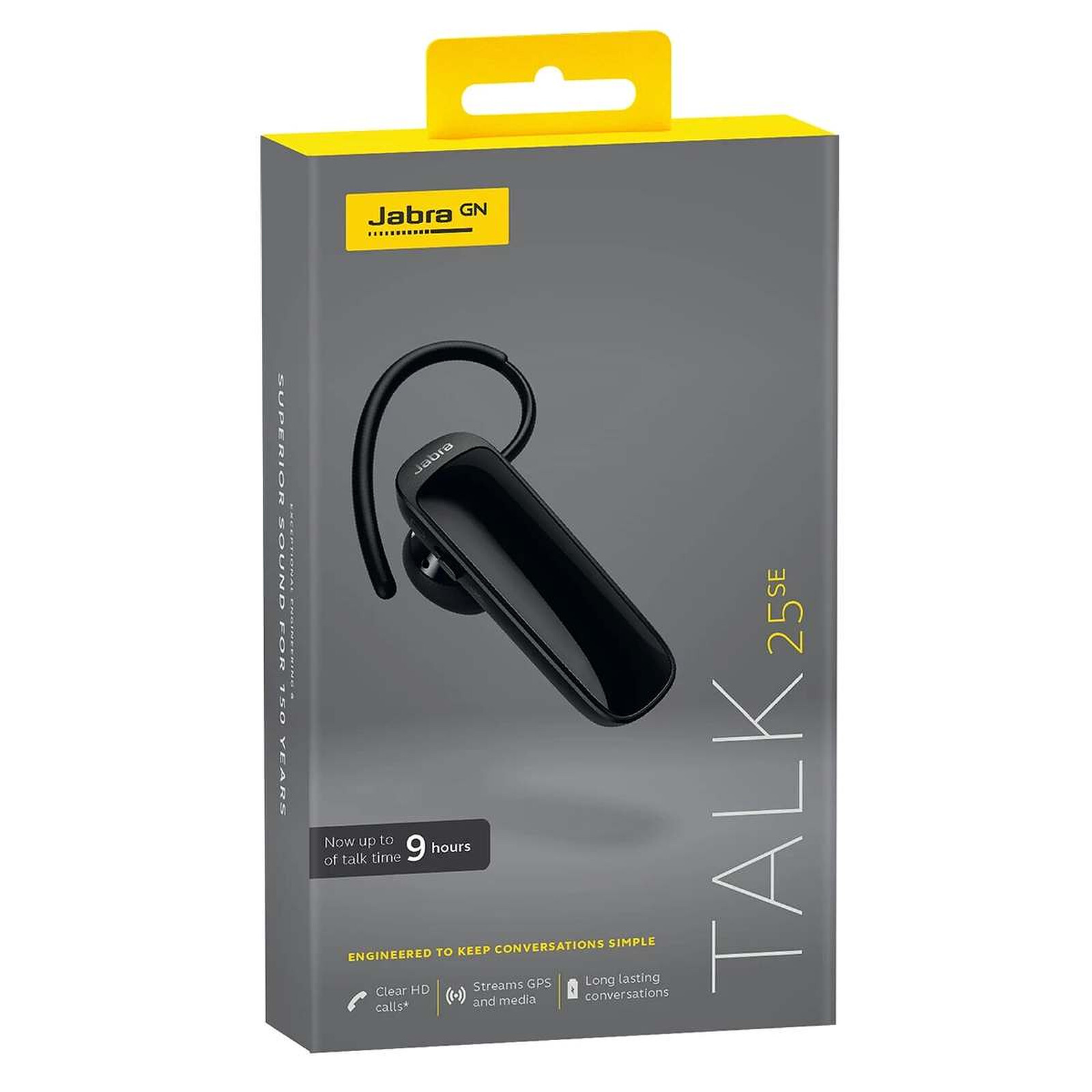 Jabra Talk 25 SE Black - Phone headset - LDLC | Holy Moley
