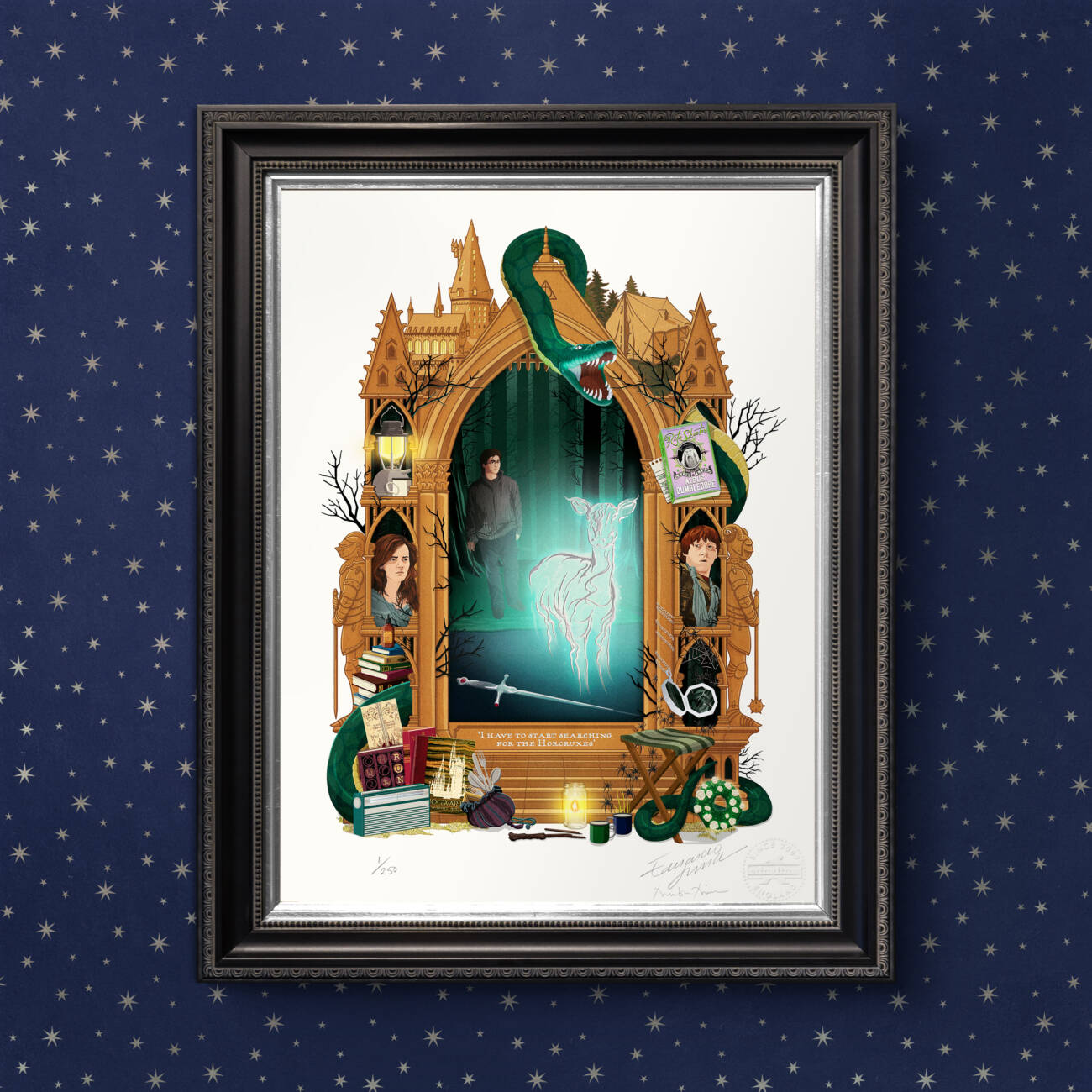 I have to start searching for the Horcruxes' - MinaLima