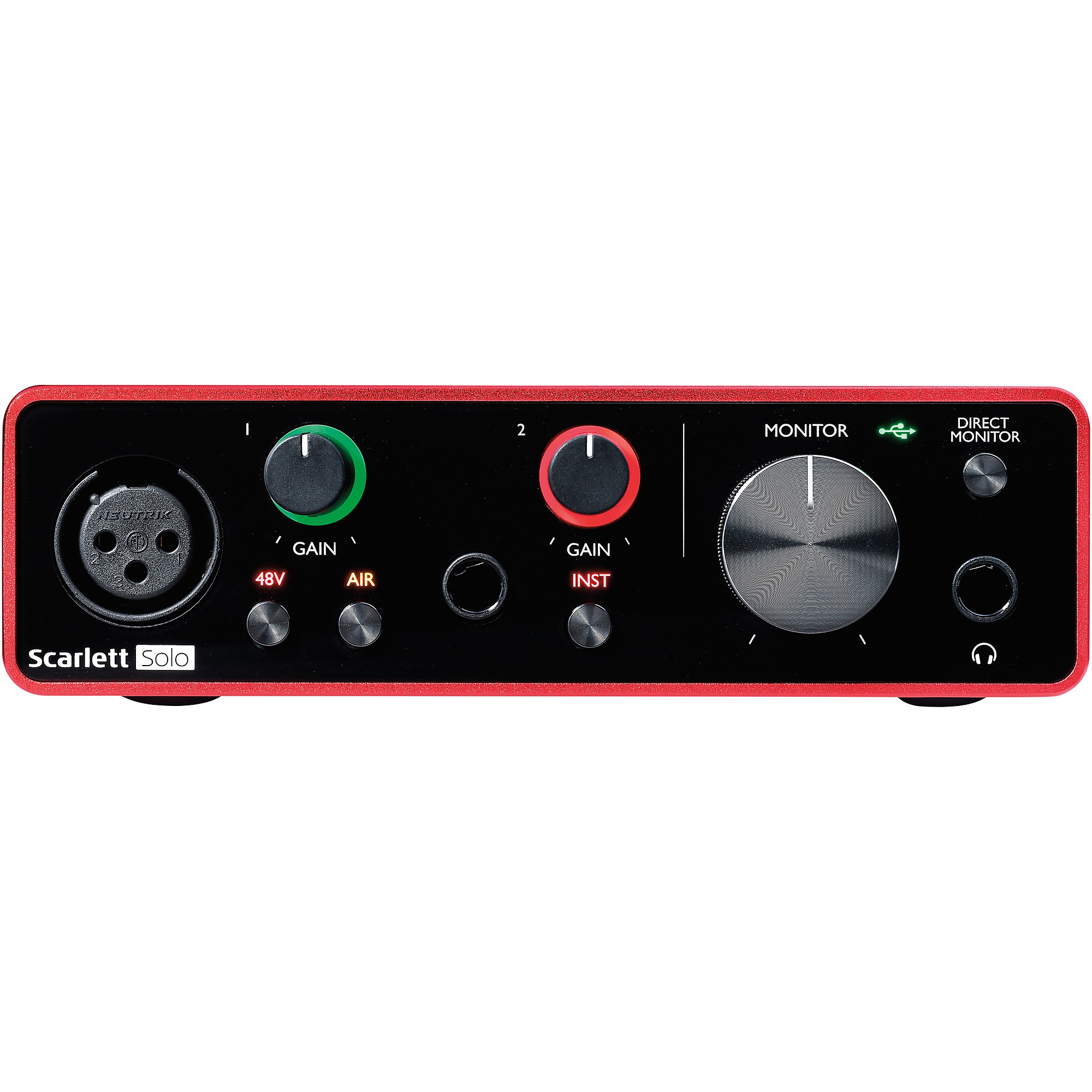 Focusrite Scarlett Solo USB Audio Interface Gen 3 With TASCAM TH