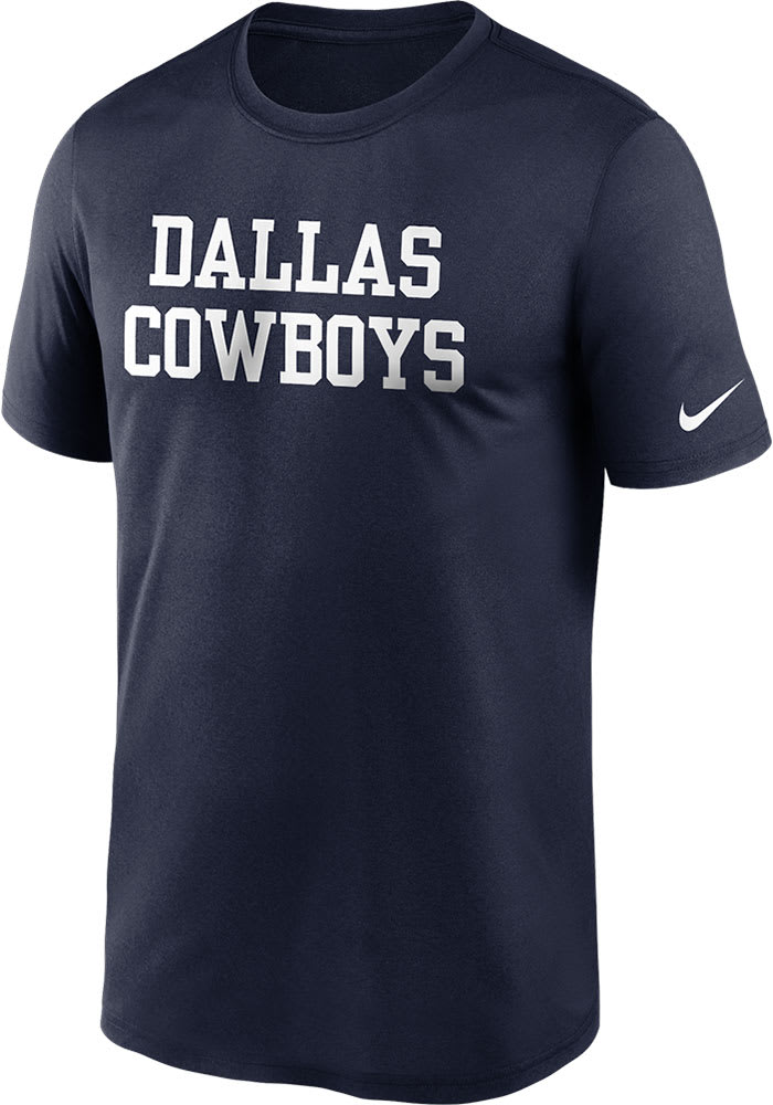 Nike Dallas Cowboys NAVY Legend Coaches Short Sleeve T Shirt