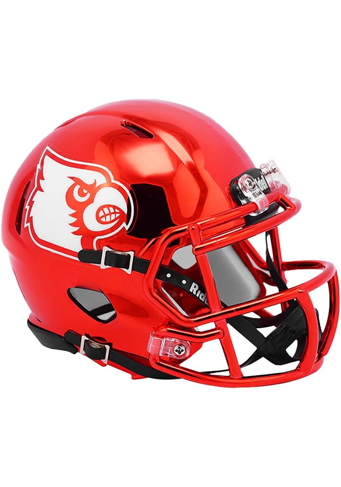 Louisville Cardinals Red Chrome Alt Speed Mini Helmet - 8560410
