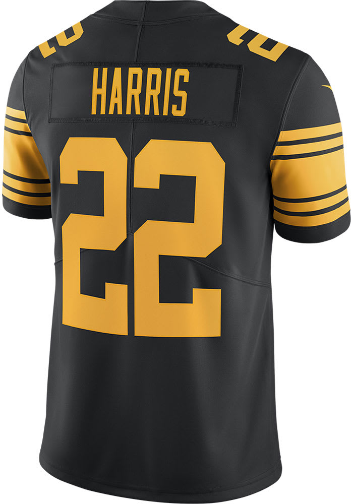 Najee Harris Pittsburgh Steelers Mens BLACK ALTERNATE Limited