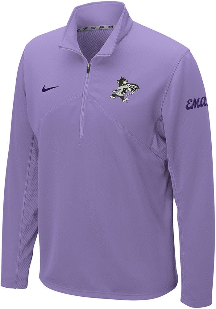 Nike Mens LAVENDER K-State Wildcats DriFIT Training Willie Long