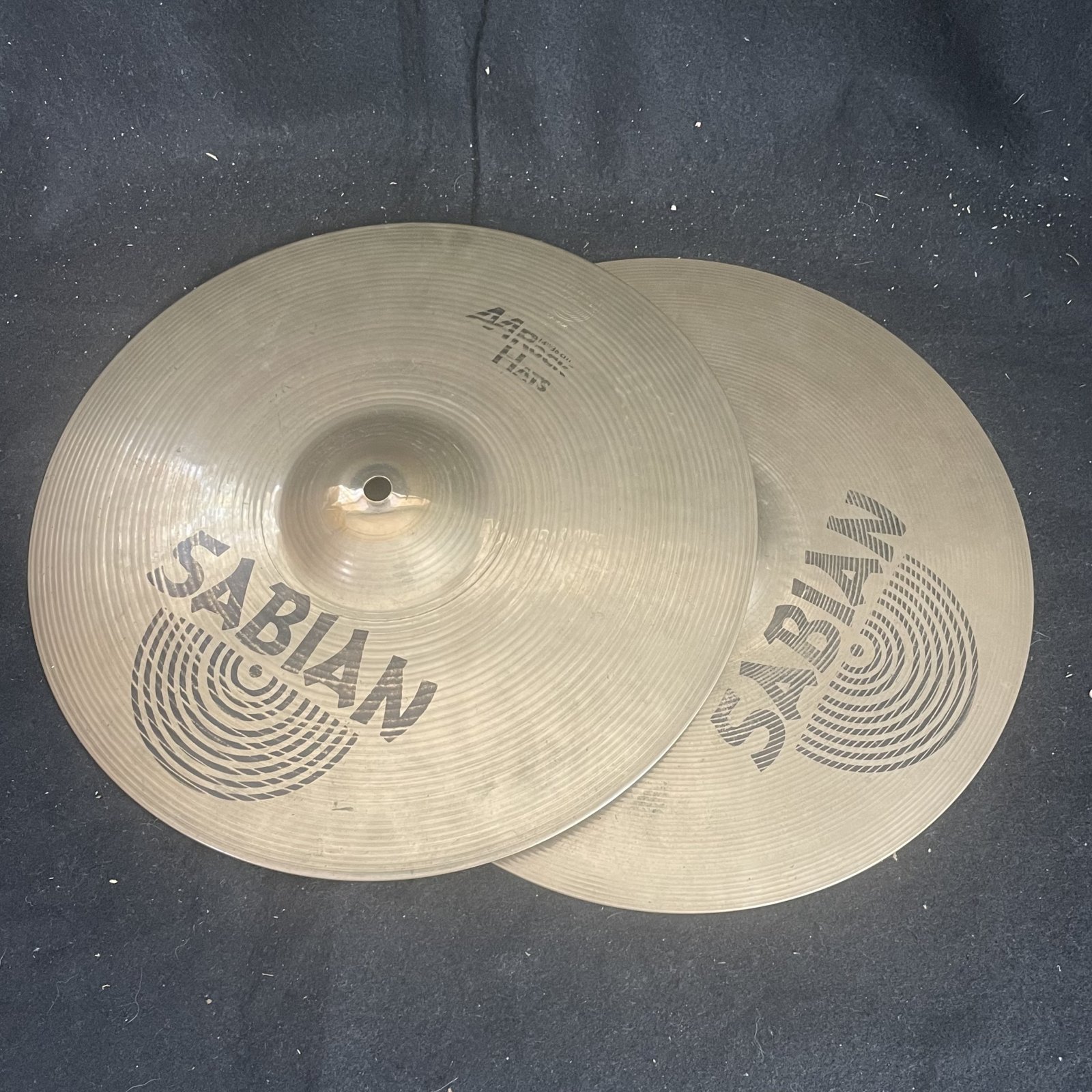 SABIAN 14 AA Rock Hats, Brilliant Finish, 1230/1317g