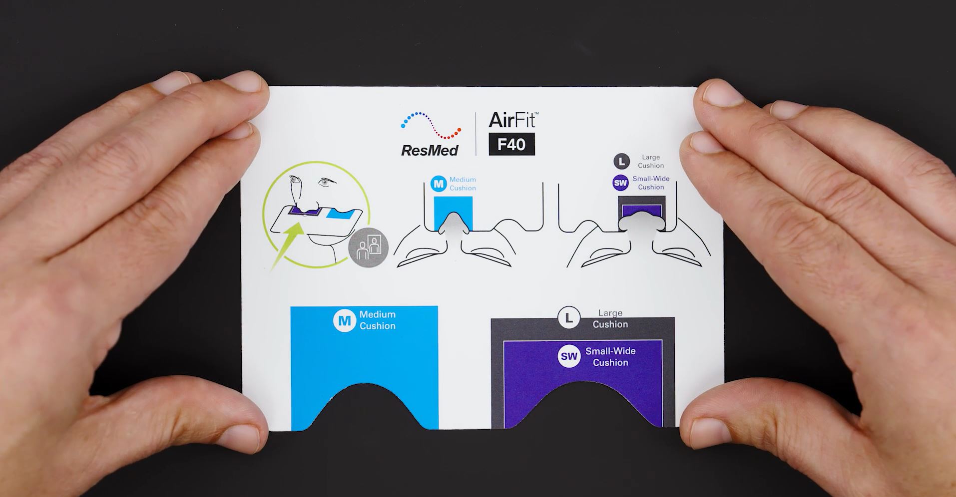 AirFit F40 ultra-compact CPAP mask | Resmed