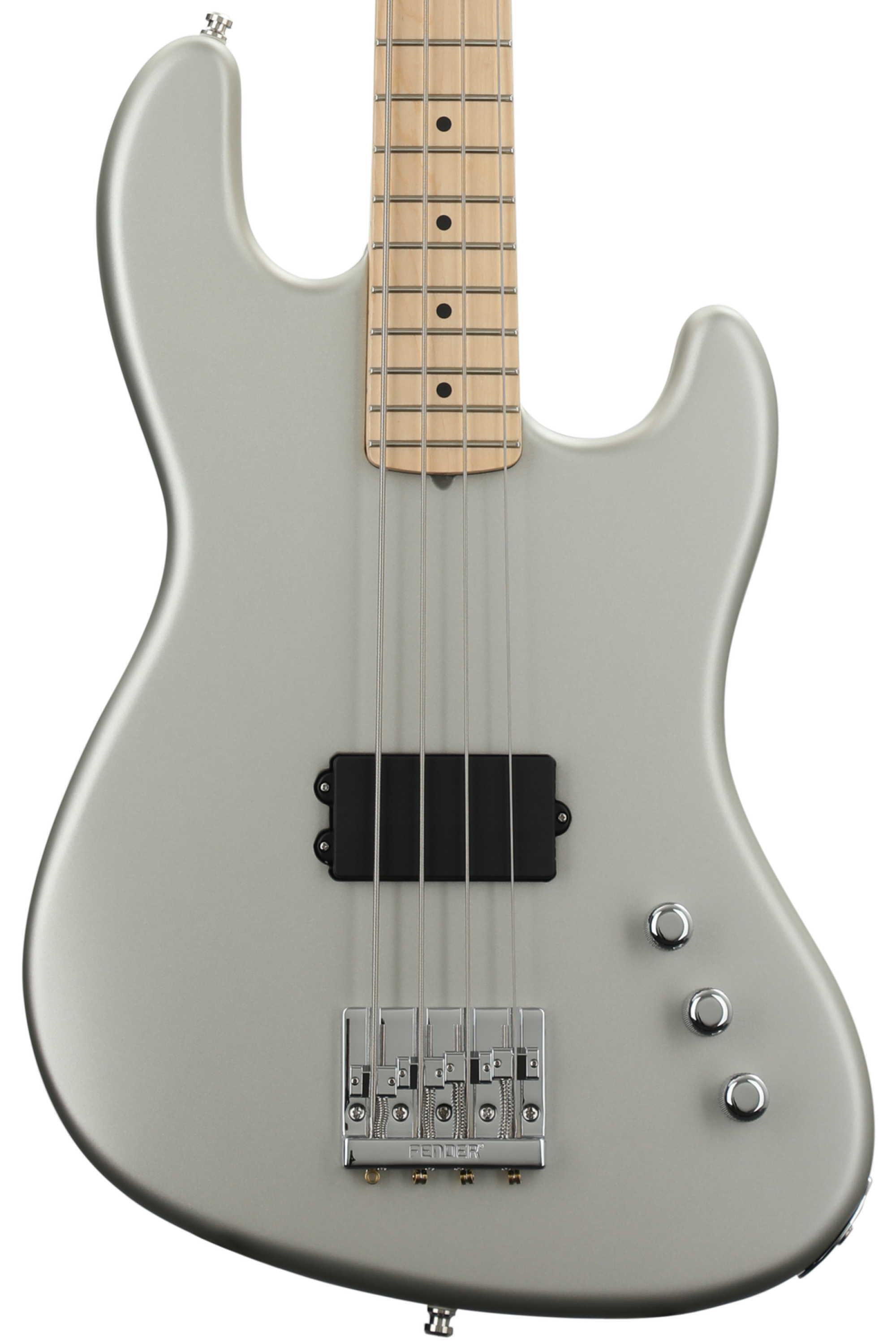 Fender Flea Signature Active Jazz Bass - Satin Inca Silver
