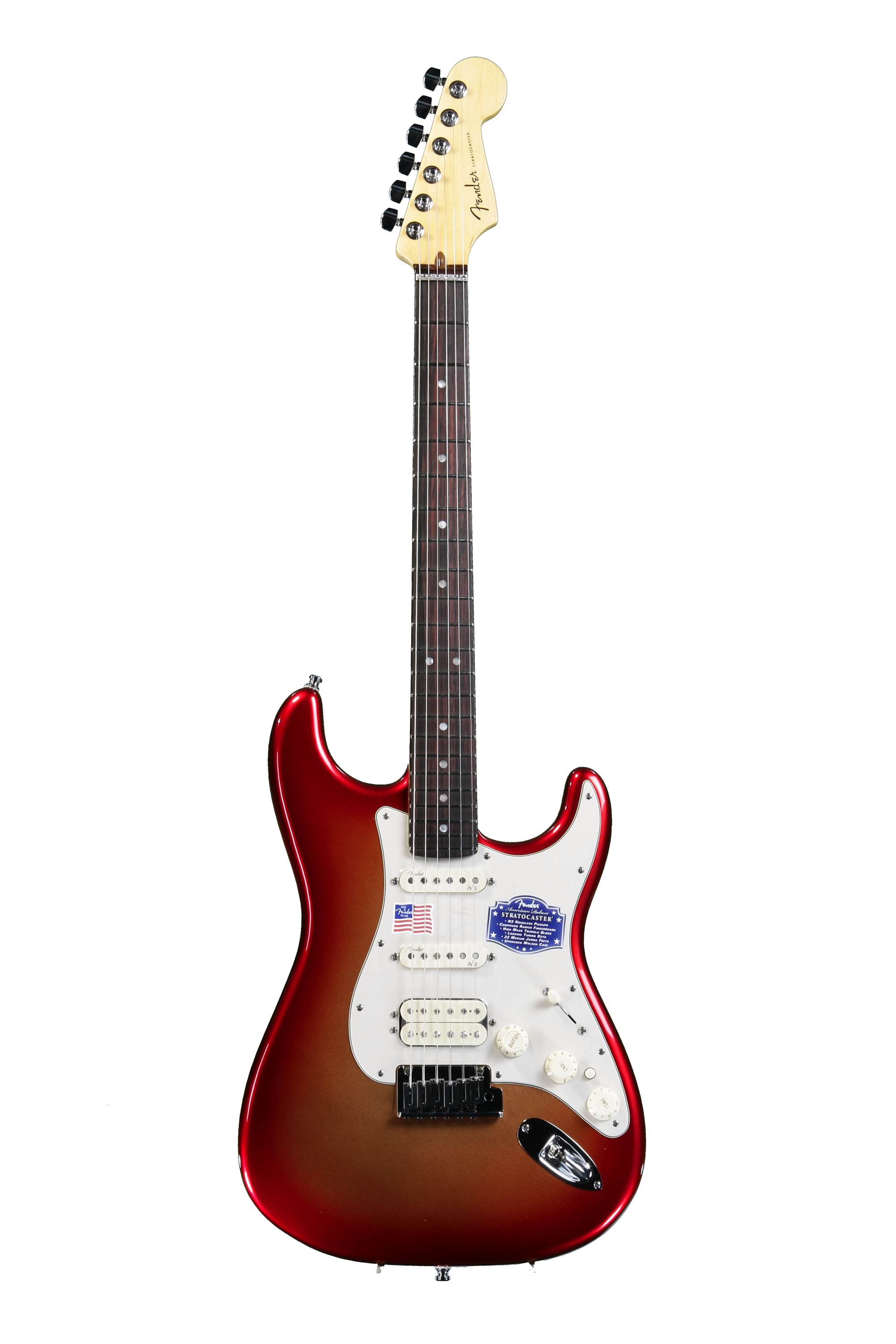 Fender American Deluxe Strat HSS - Sunset Metallic | Sweetwater