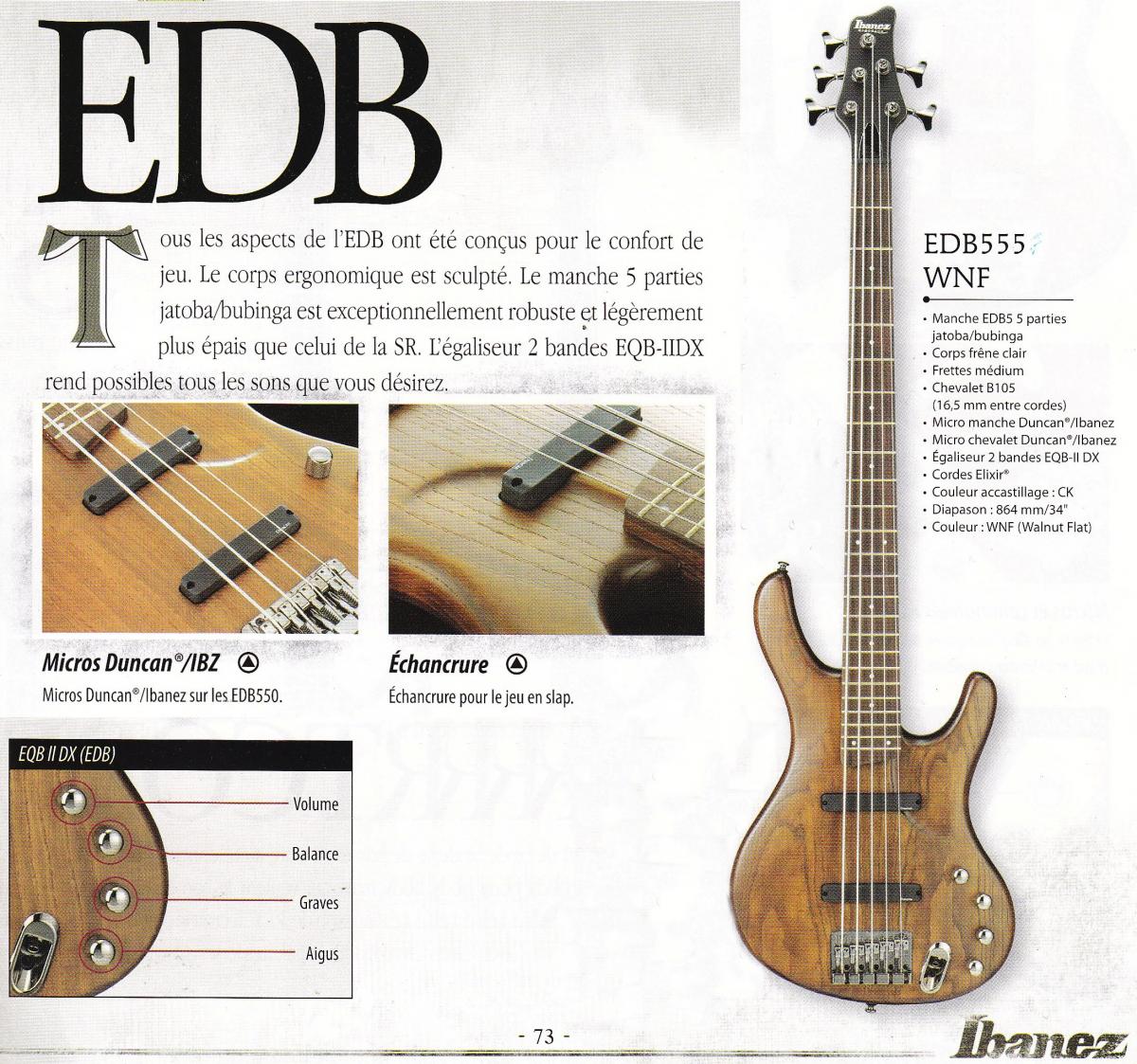 EDB555 - Ibanez EDB555 - Audiofanzine
