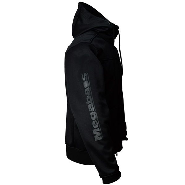 HYBRID HOODY BLACK 鬼手仏心 | Megabass - メガバス オンラインショップ