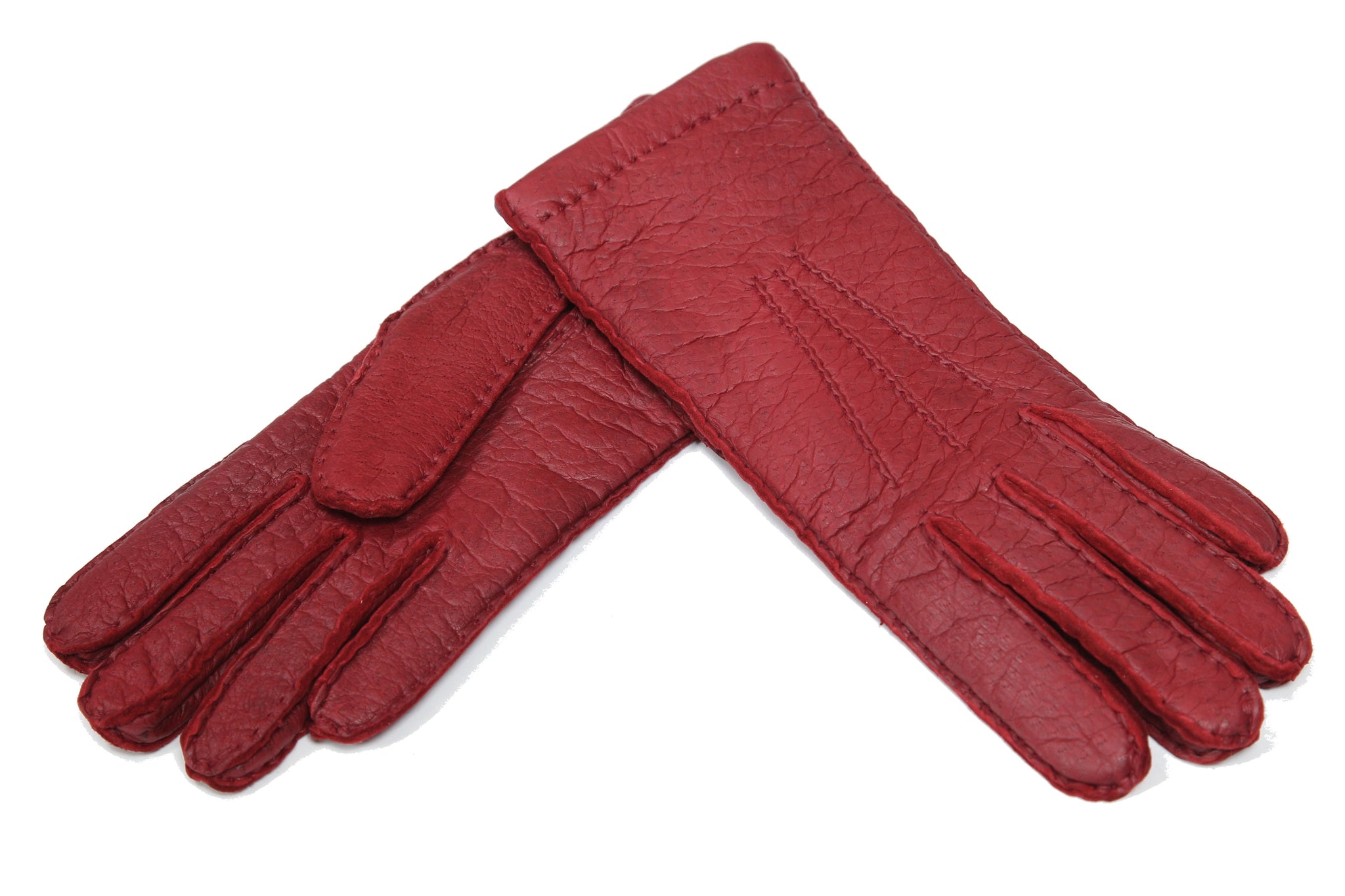 レディース手袋◇ペッカリー◇ダークレッド/DK RED《カシミヤ 》 – Merola