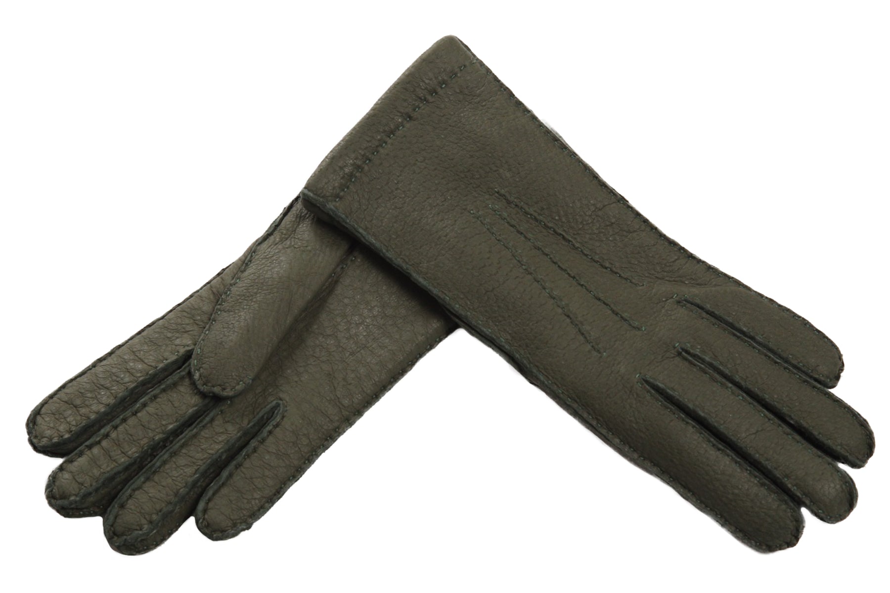 レディース手袋◇ペッカリー◇モスグリーン/OLIVE GREEN《カシミヤ