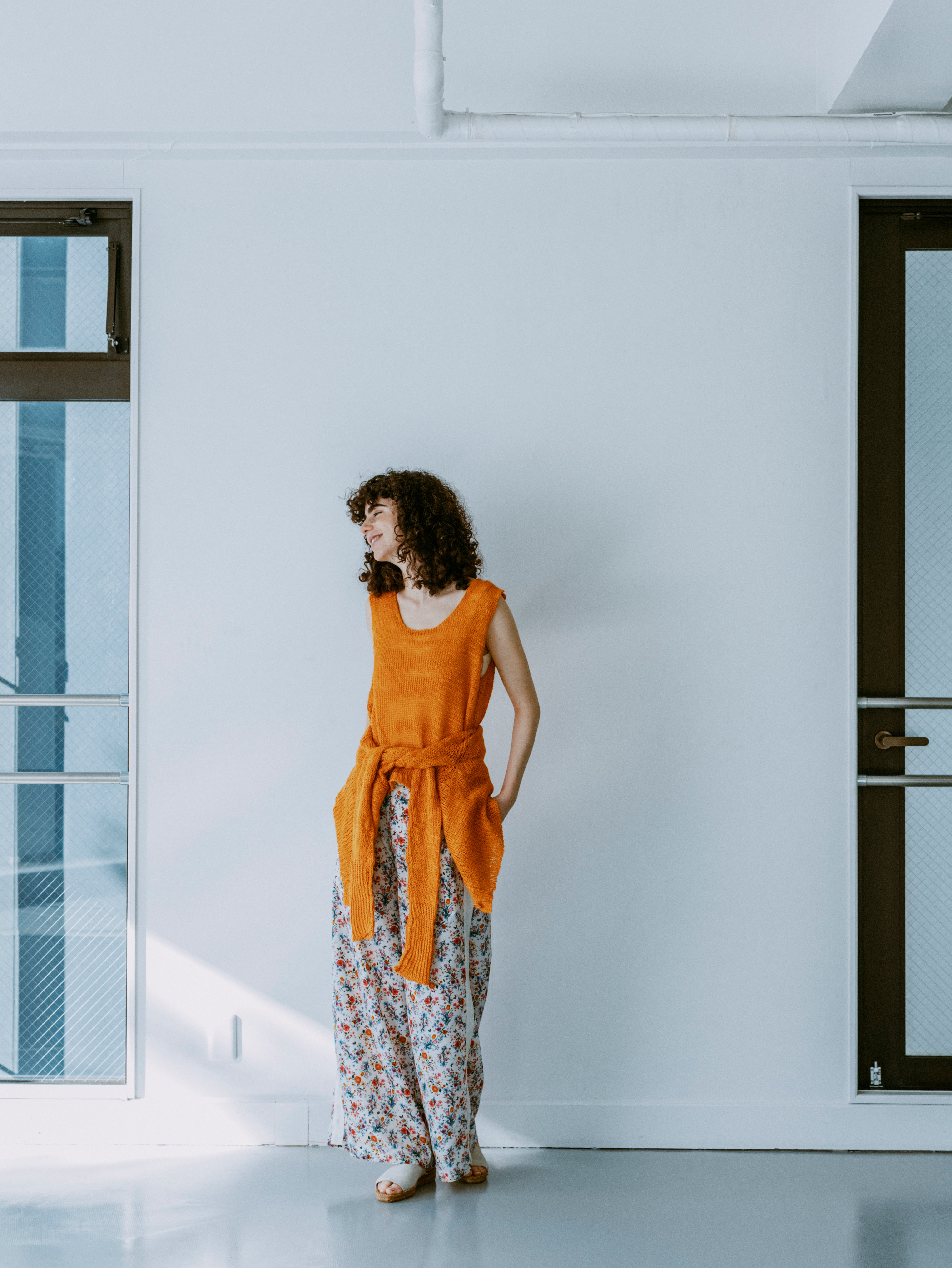 SIDE LINE WIDE PANTS (FLOWER) – MEYAME