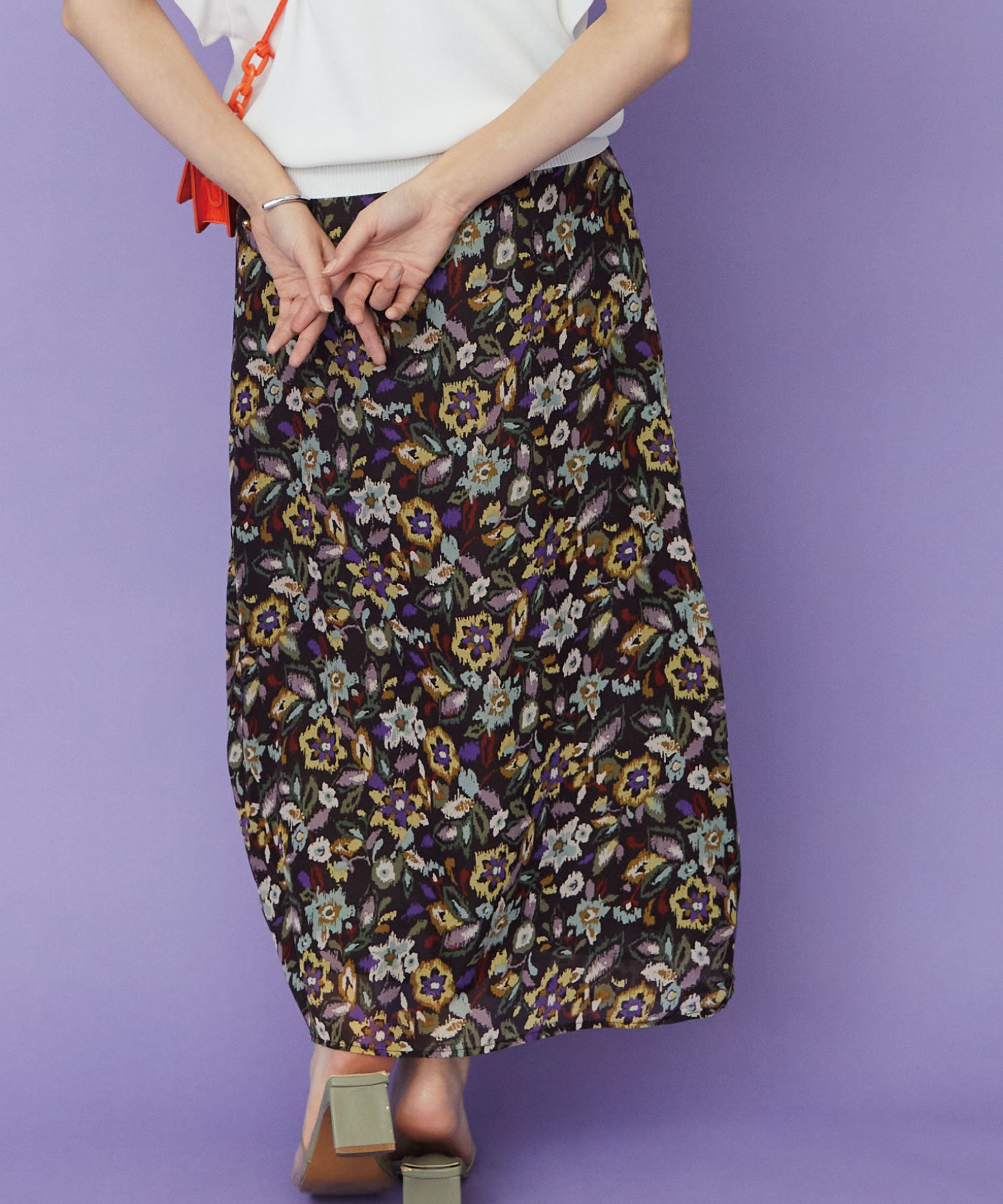 レディース フラワープリント タイトスカート｜JETSET SOLO PLUS