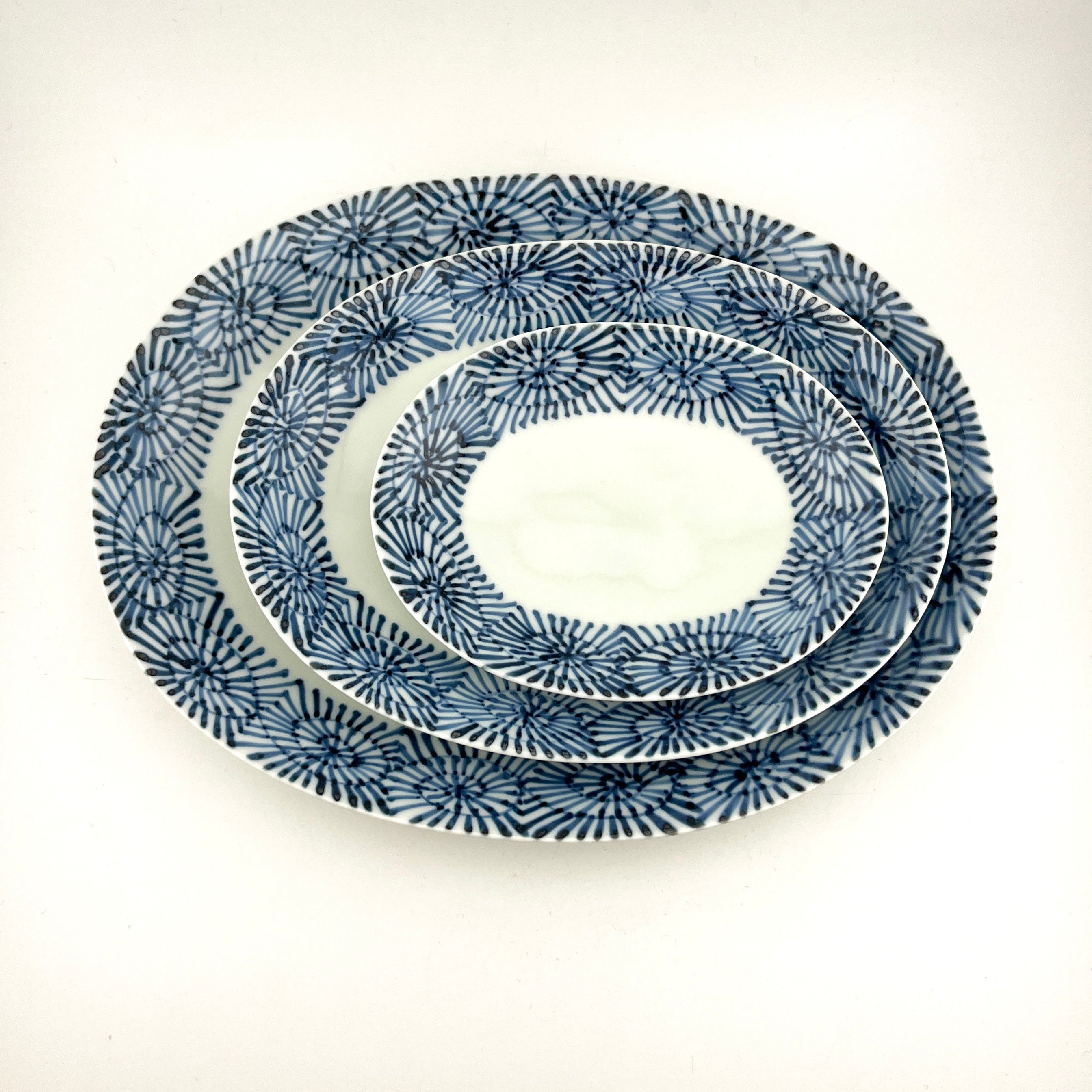 有田焼 そうた窯 惣太窯 蛸唐草楕円皿（小） – 生活民芸 なかむた