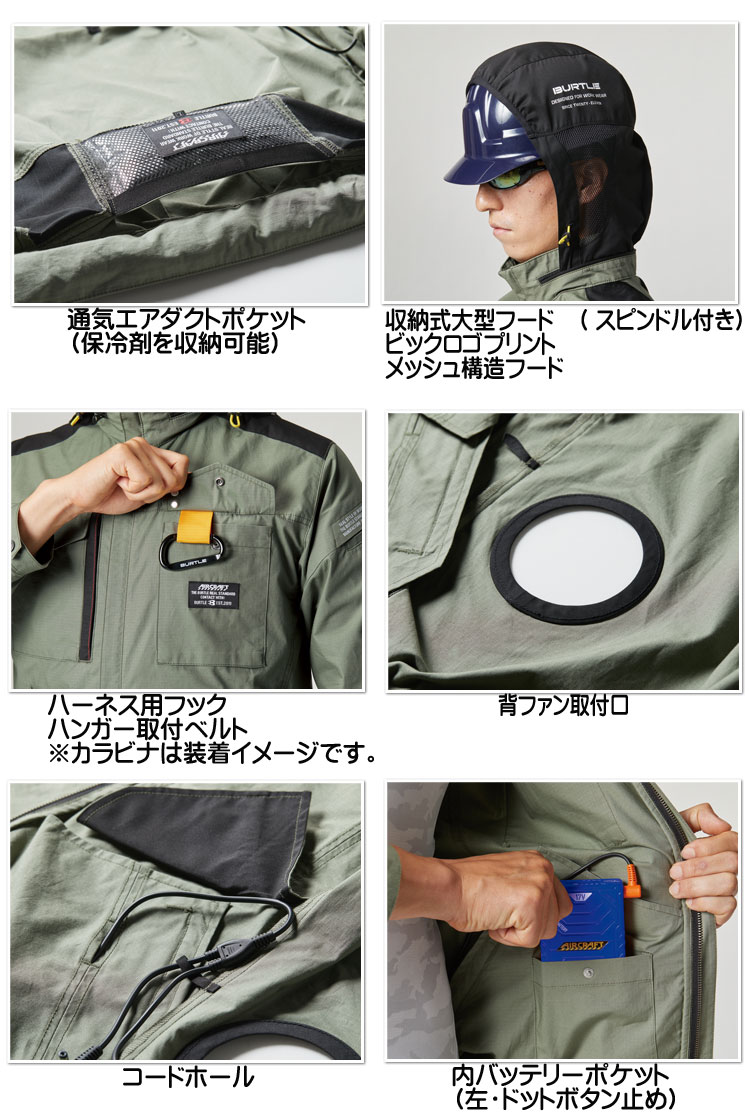 AC1181 長袖ブルゾン(ファンなし) バートル エアークラフト | 空調服