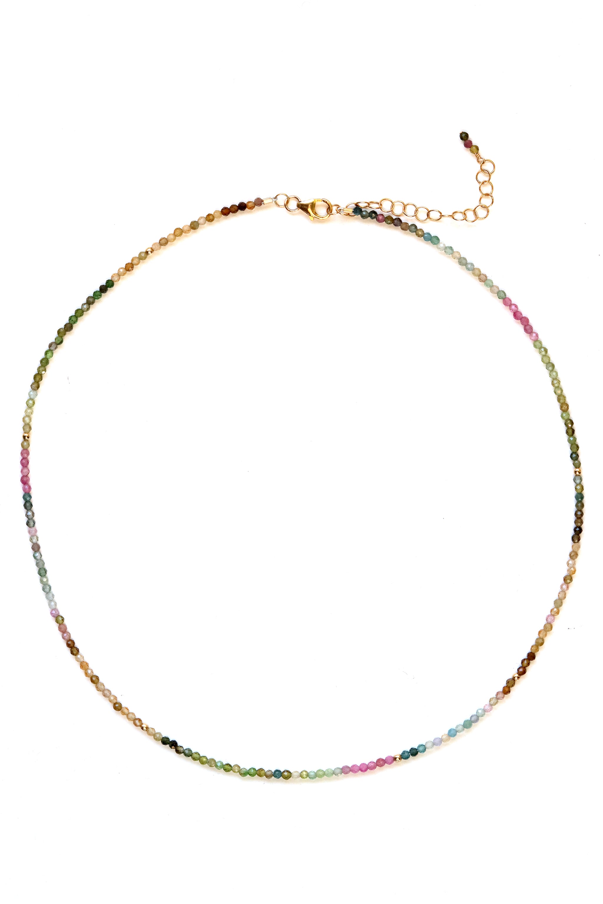 Rainbow Tourmaline Necklace - Mickey Lynn