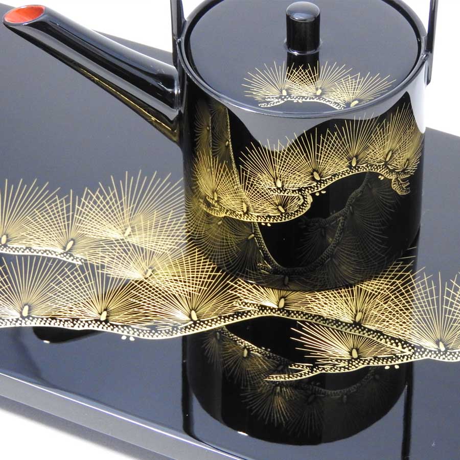 中島忠平漆器店＞姫屠蘇器（沈金錦松） | 石川県輪島市 | 三越伊勢丹