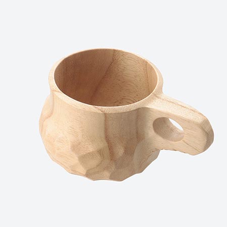 ククサ ホオノキ 手彫り 一点もの 桐のククサ 手彫り ナチュラル