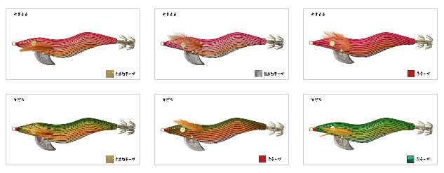 林釣漁具 （HAYASHI） 【ポスト投函型可】 餌木猿 ダイスケSP SS 3.5号
