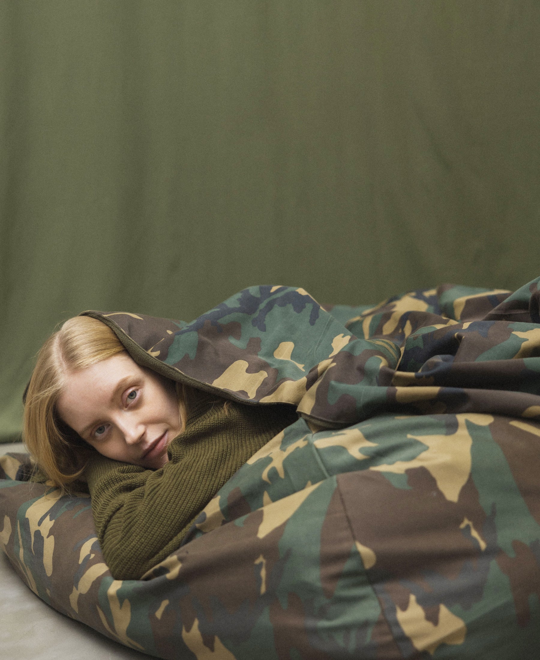 フリース裏地付きカモフラージュブランケット – F. M.C.D. Japan Store