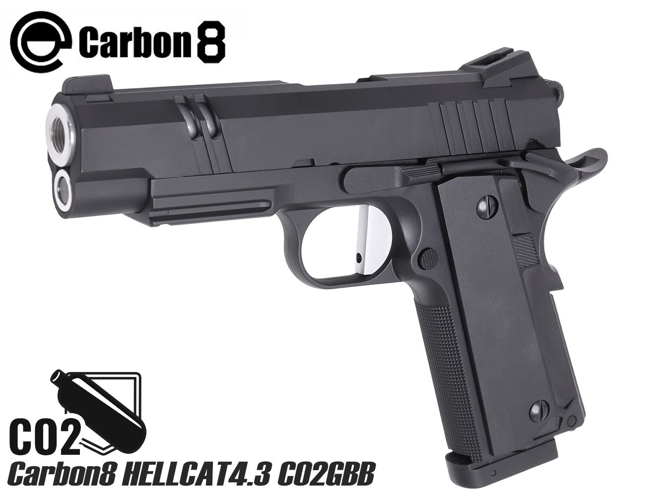 Carbon8 M45CQP -Close Quarter Pistol- CO2 | ミリタリーベース