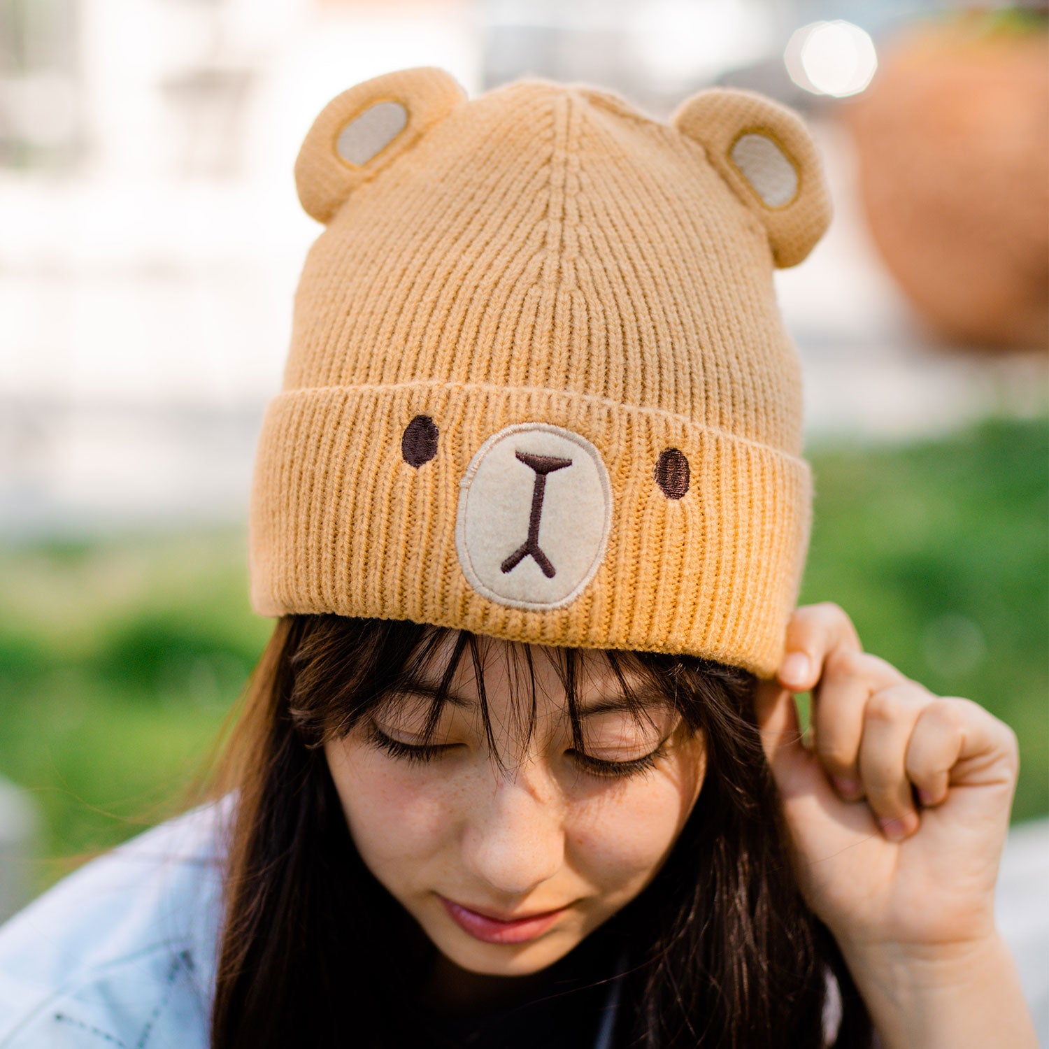 Mocha Face Beanie – Milkmochabear