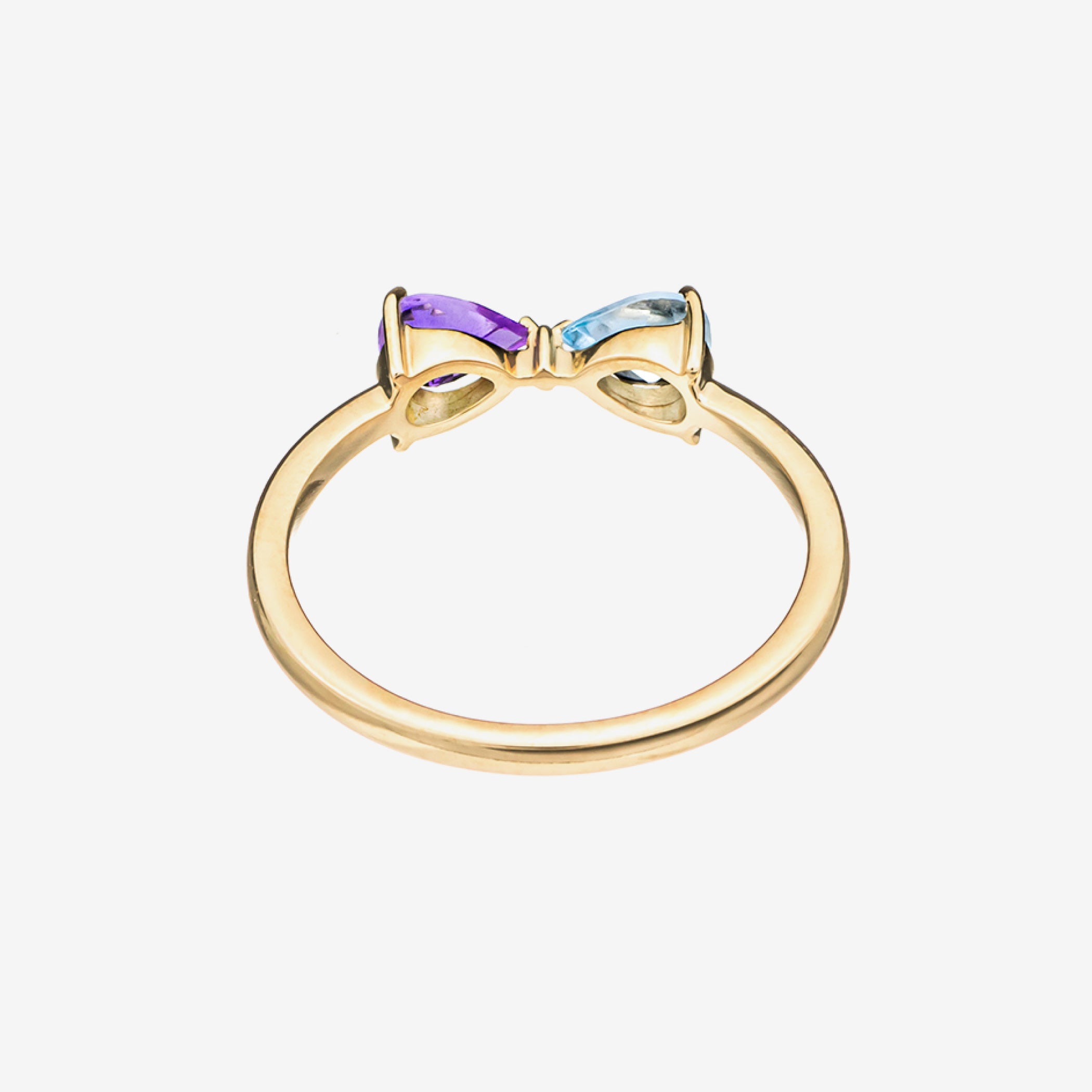 受注生産品】TSUNAGU K10 イエローゴールド ブルートパーズ 射手座