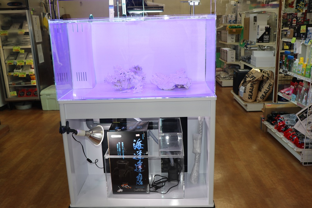 90×45×45アクリル製海水オーバーフローセット - 熱帯魚のmishima