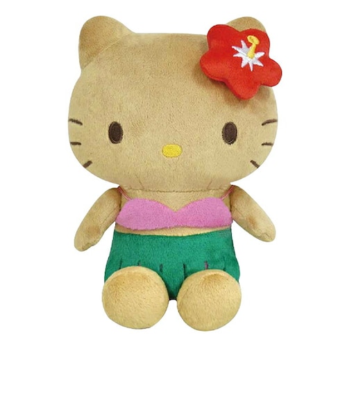 サンリオ ハローキティ 日焼けシリーズ お座りぬいぐるみ ハイビスカス