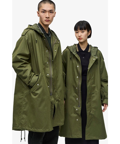 Fur Lined Fishtail Parka - J6525｜フレッドペリーの通販｜&mall