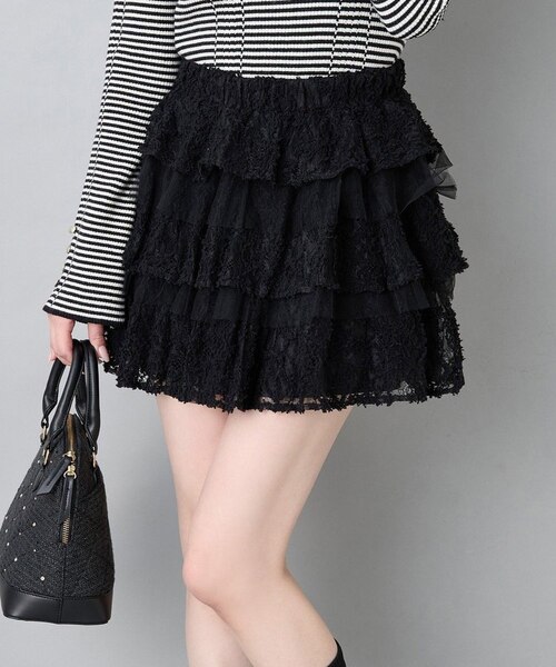 one after another】フリルミニスカート｜ナイスクラップ/オリーブ・デ